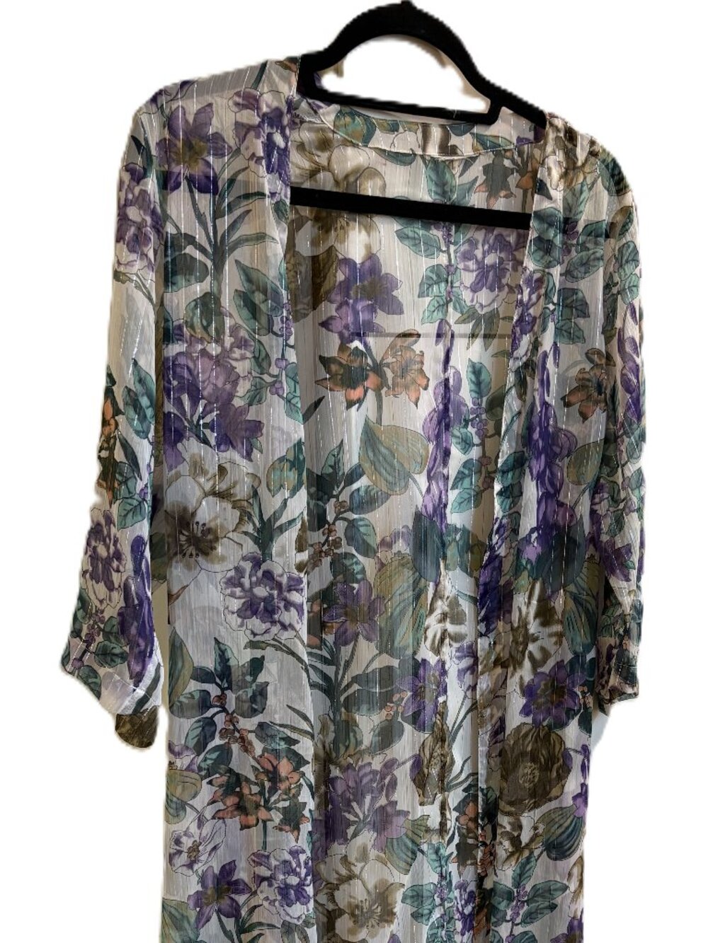 Kaffe Sheer summer topper / jacket size M